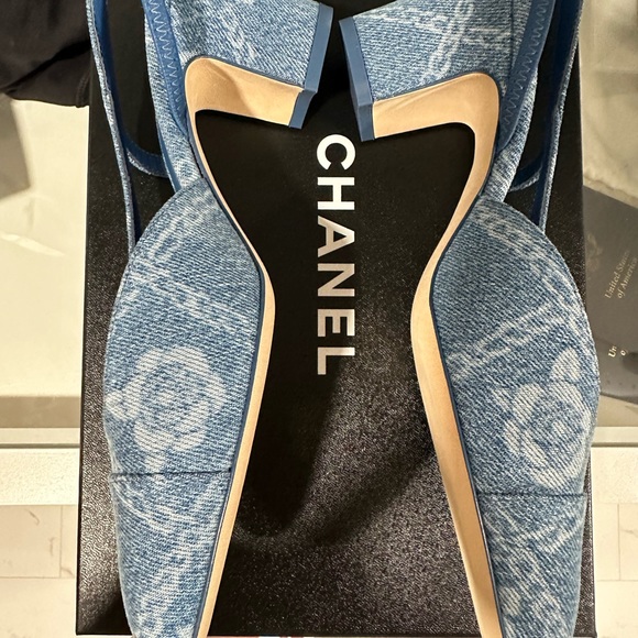 Chanel Denim Slingbacks - Picture 4 of 4